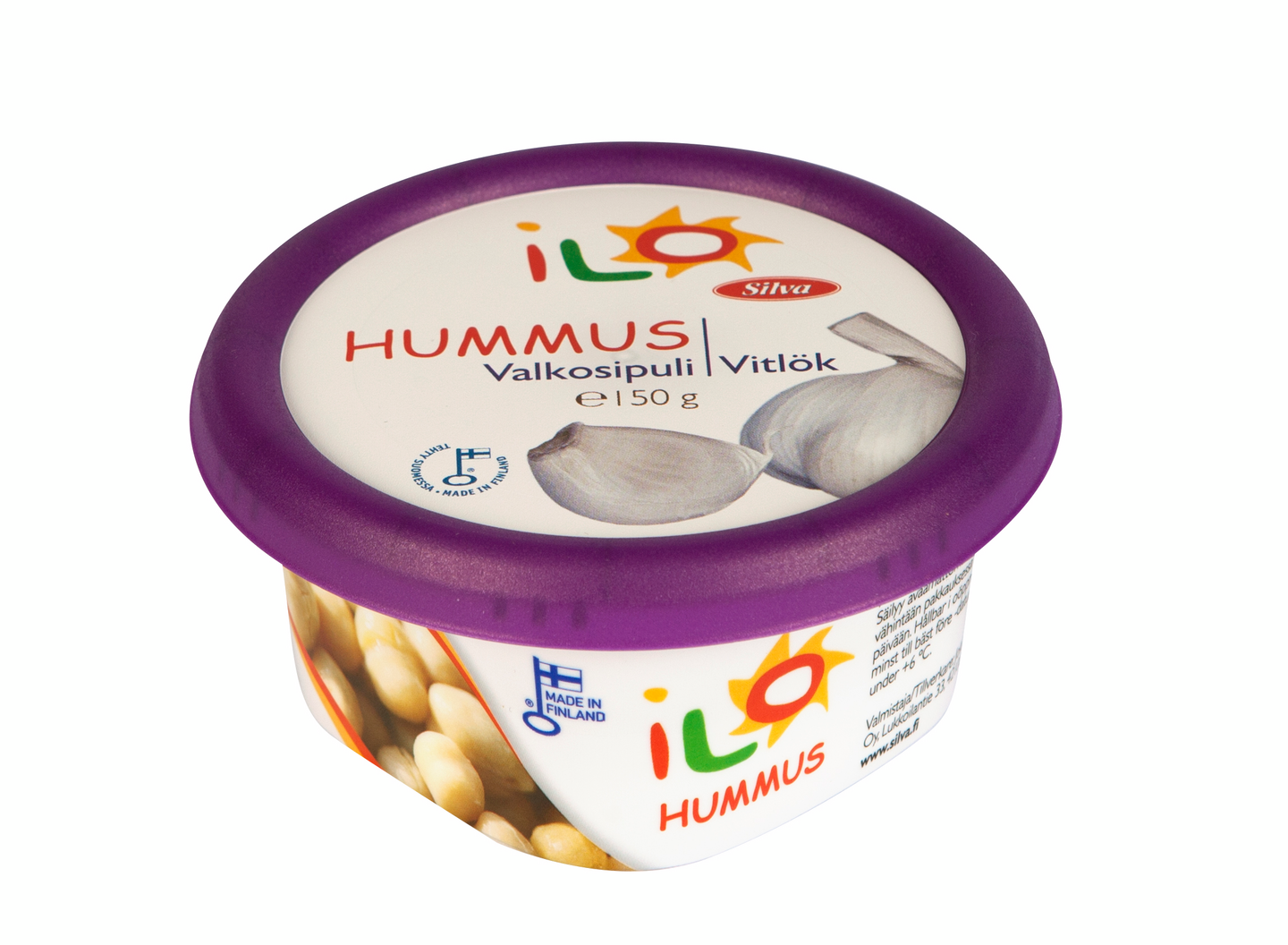 ILO Valkosipuli hummus 150g | K-Ruoka Verkkokauppa