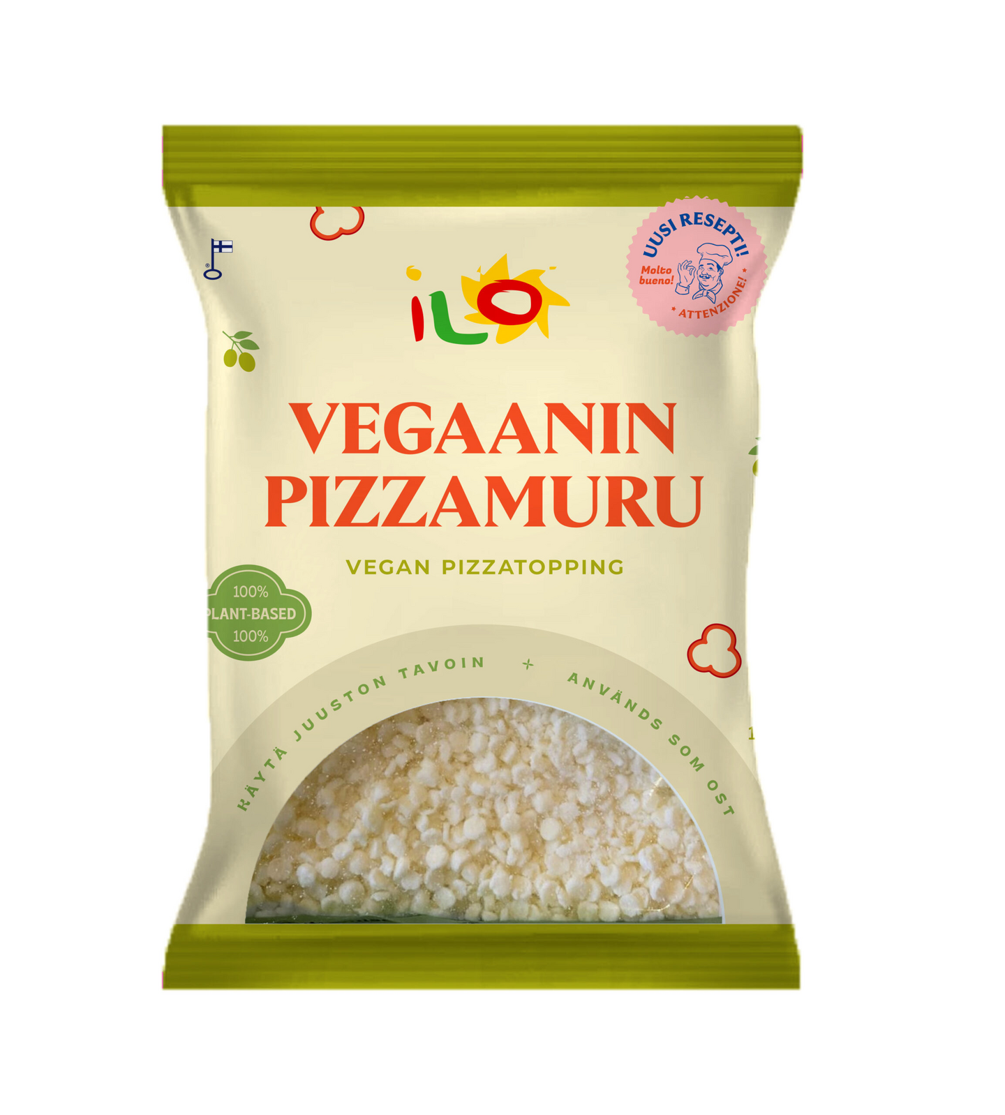 ILO vegaanin pizzamuru 175g