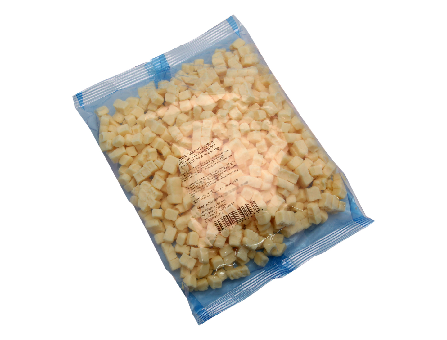 Jokilaakson Juusto Gouda juustokuutio 10x10mm laktoositon 1kg