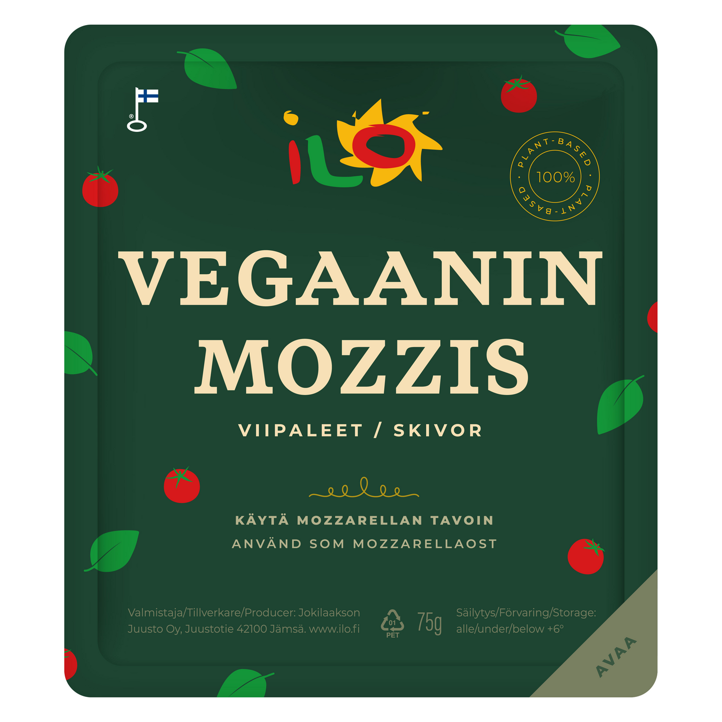 Ilo Vegaanin Mozzis 75g