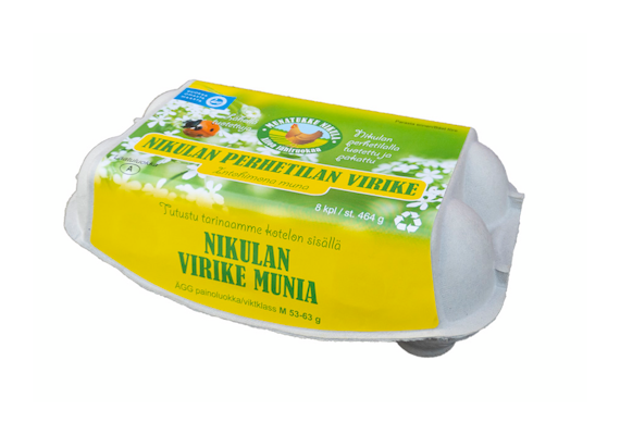 Munatukku Nikulan Virike kananmuna M8 464g