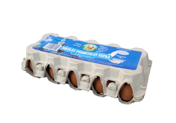 Munatukku Nikula Vapaa kananmuna ruskea M10 580g