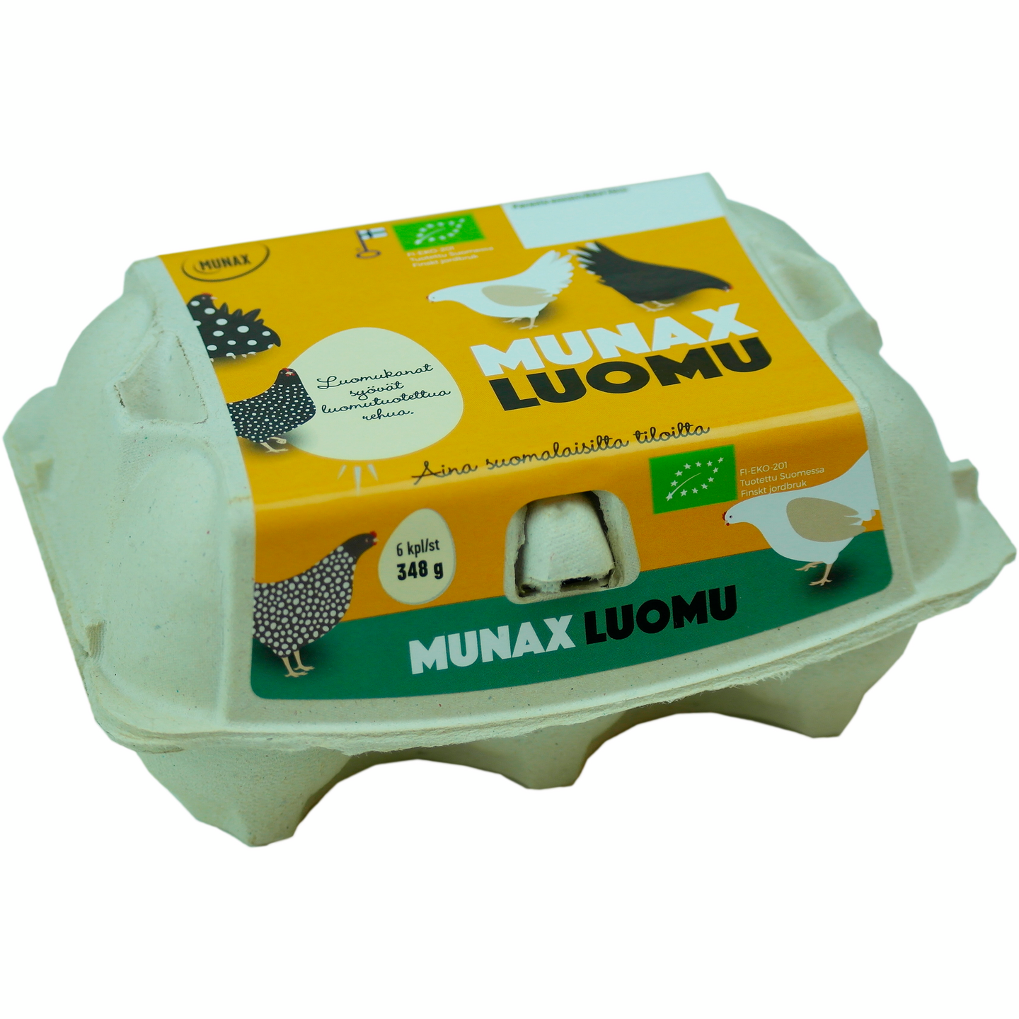 Munax kananmuna M6 348g luomu