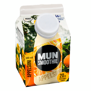 Mun smoothie 300ml appelsiini