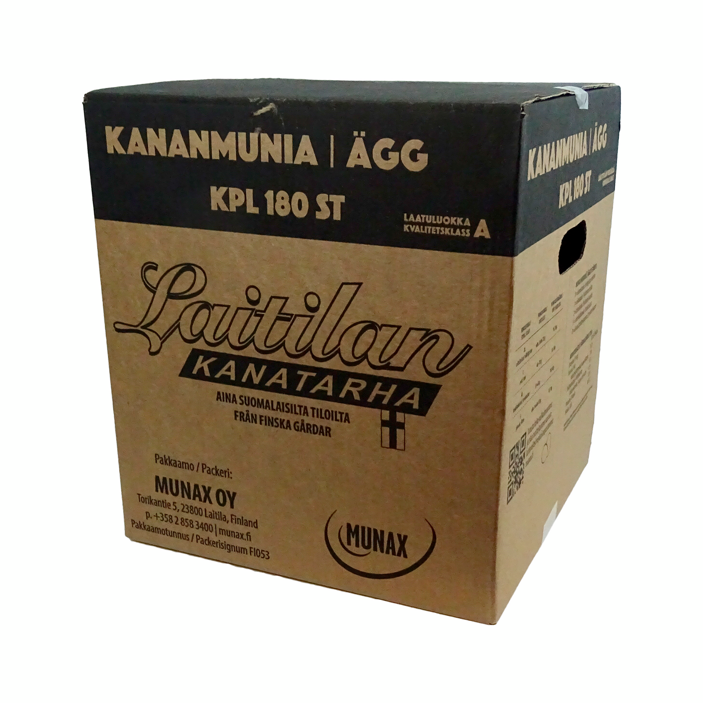 Laitilan Kanatarhan kananmunat vapaa L180 12,2kg