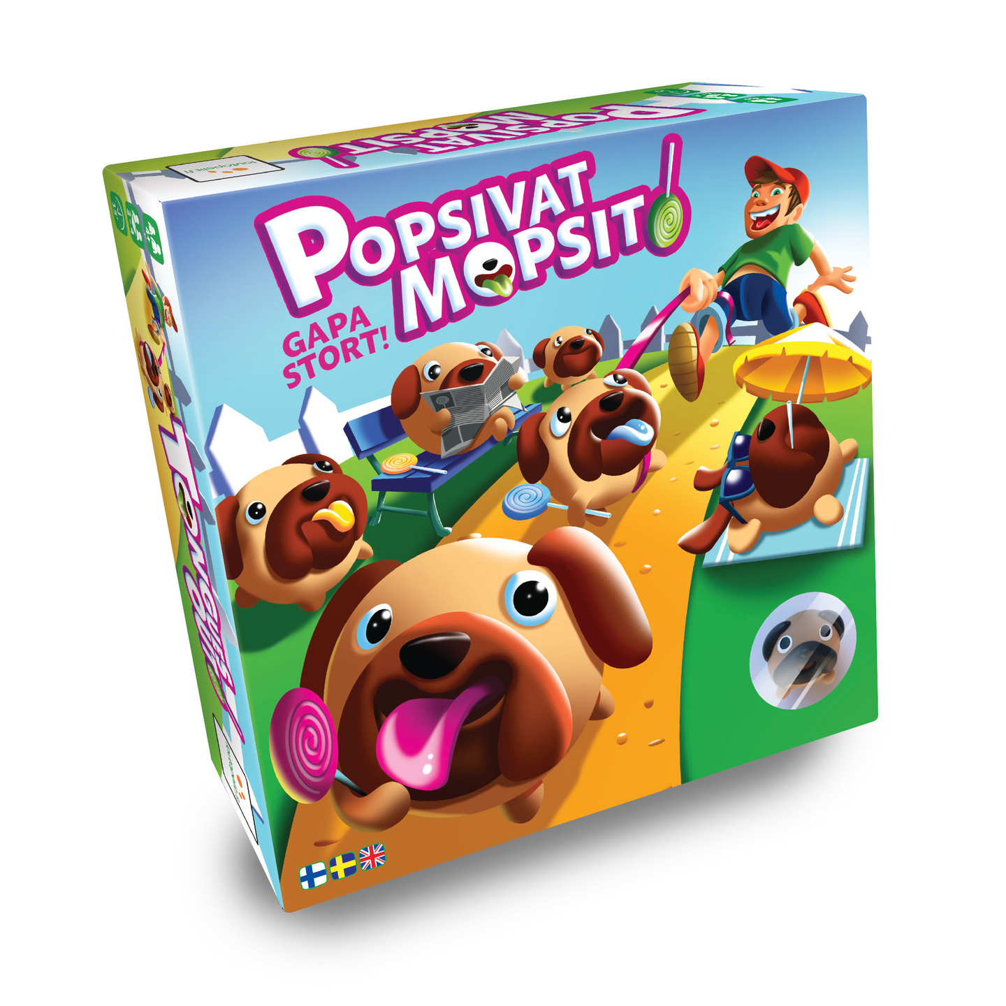 Popsivat mopsit lastenpeli