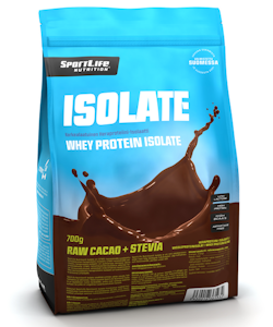 SportLife Isolate 700g raakakaakao-stevia