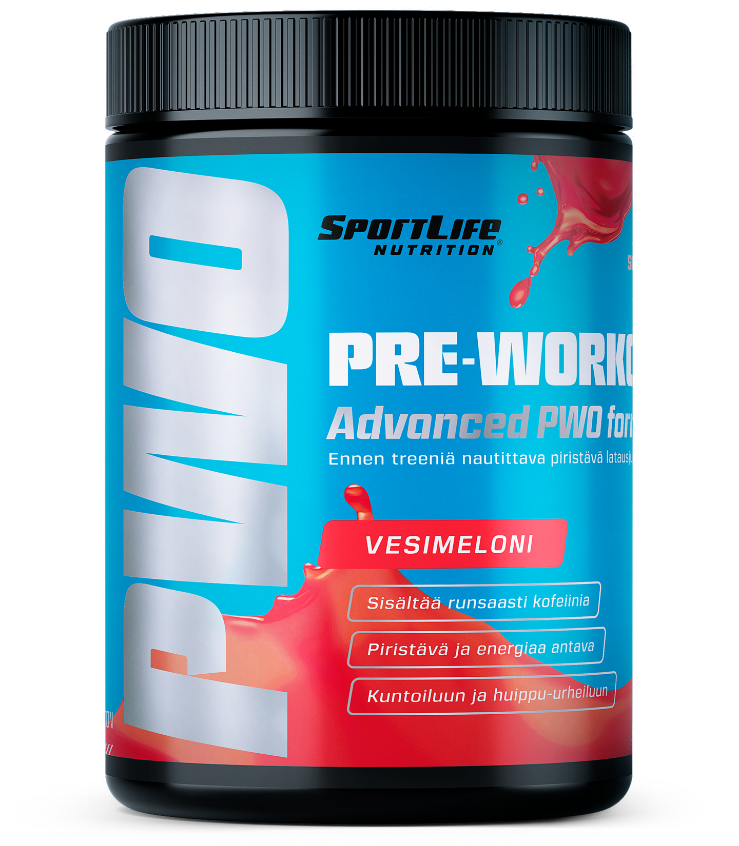 SportLife Pre-Workout 250g vesimeloni juomajauhe