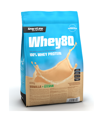 SportLife Whey80 600g Vanilla Ice Cream stevia