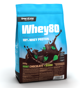 SportLife Whey80 600g minttusuklaa stevia