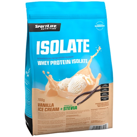 SportLife Nutrition Isolate 700g vanilla ice cream heraproteiini-isolaatti