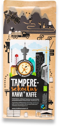 Mokkamestarit Tampere sekoitus kahvi 200g luomu reilun kaupan