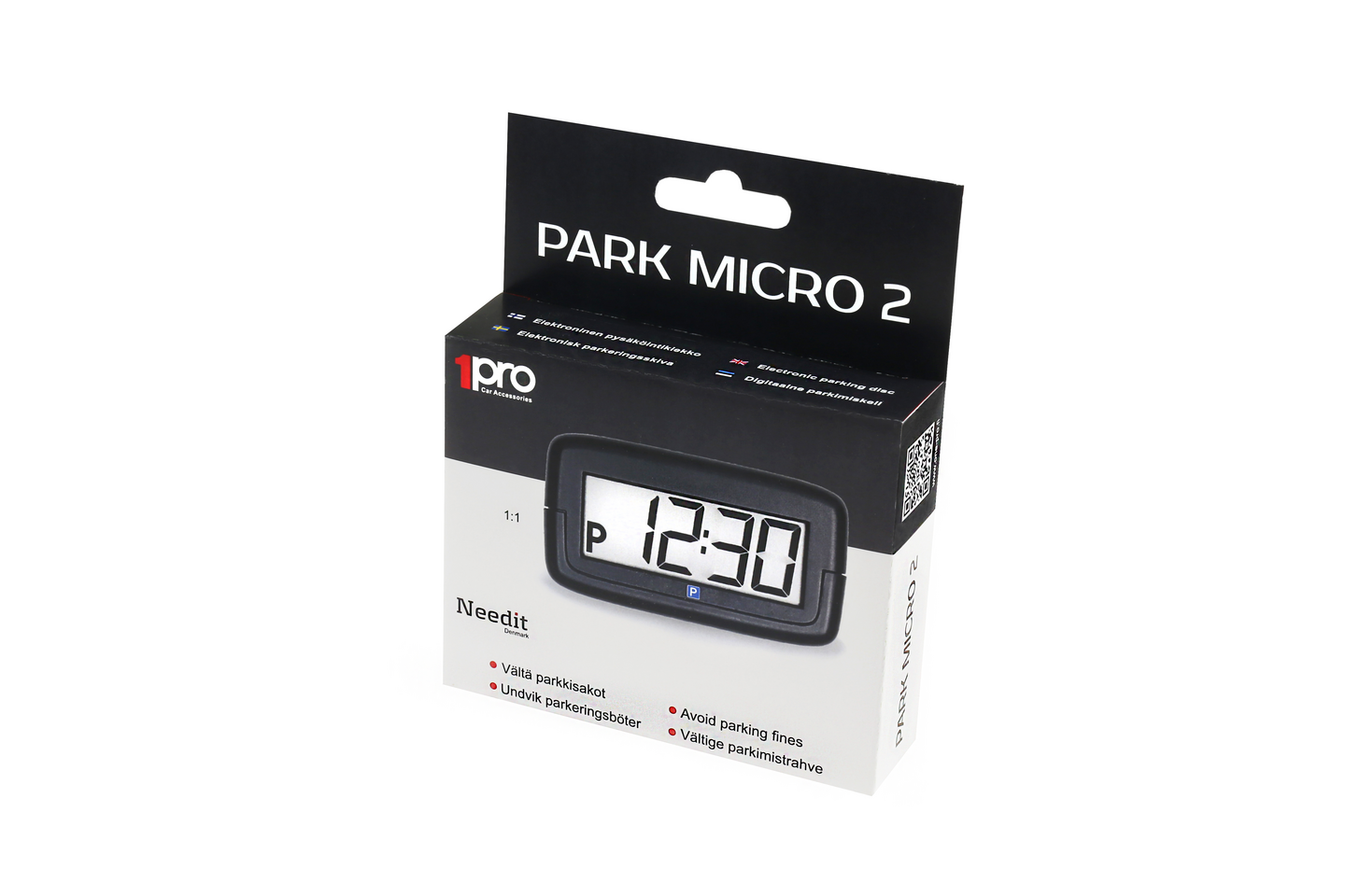 Needit Park Micro 2 elektrooninen parkkikiekko