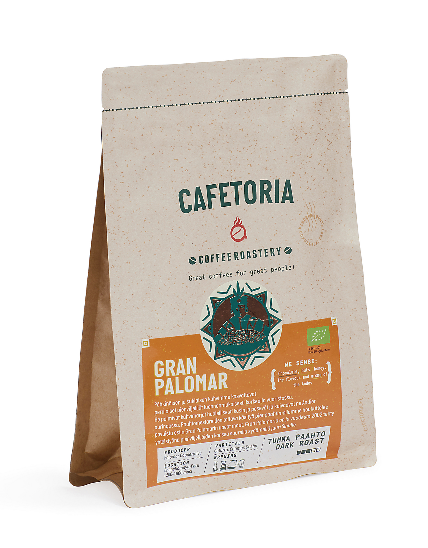 Gran Palomar kahvi 250g tummapaahto luomu