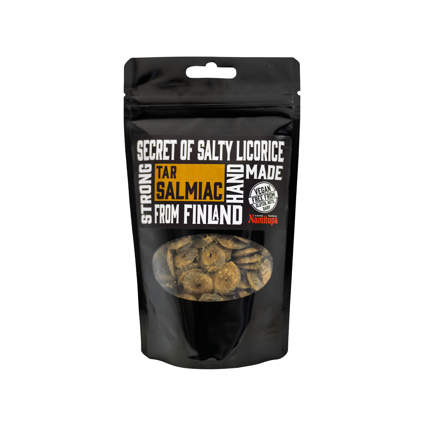 Namitupa Secret of Salty Licorice Tar Salmiac tervasalmiakki 100g