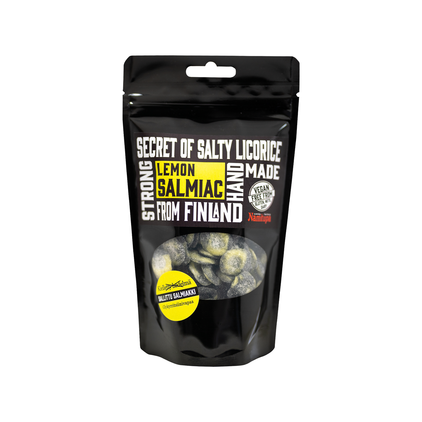 Namitupa Secret of Salty Licorice Sitruunasalmiakki 100 g