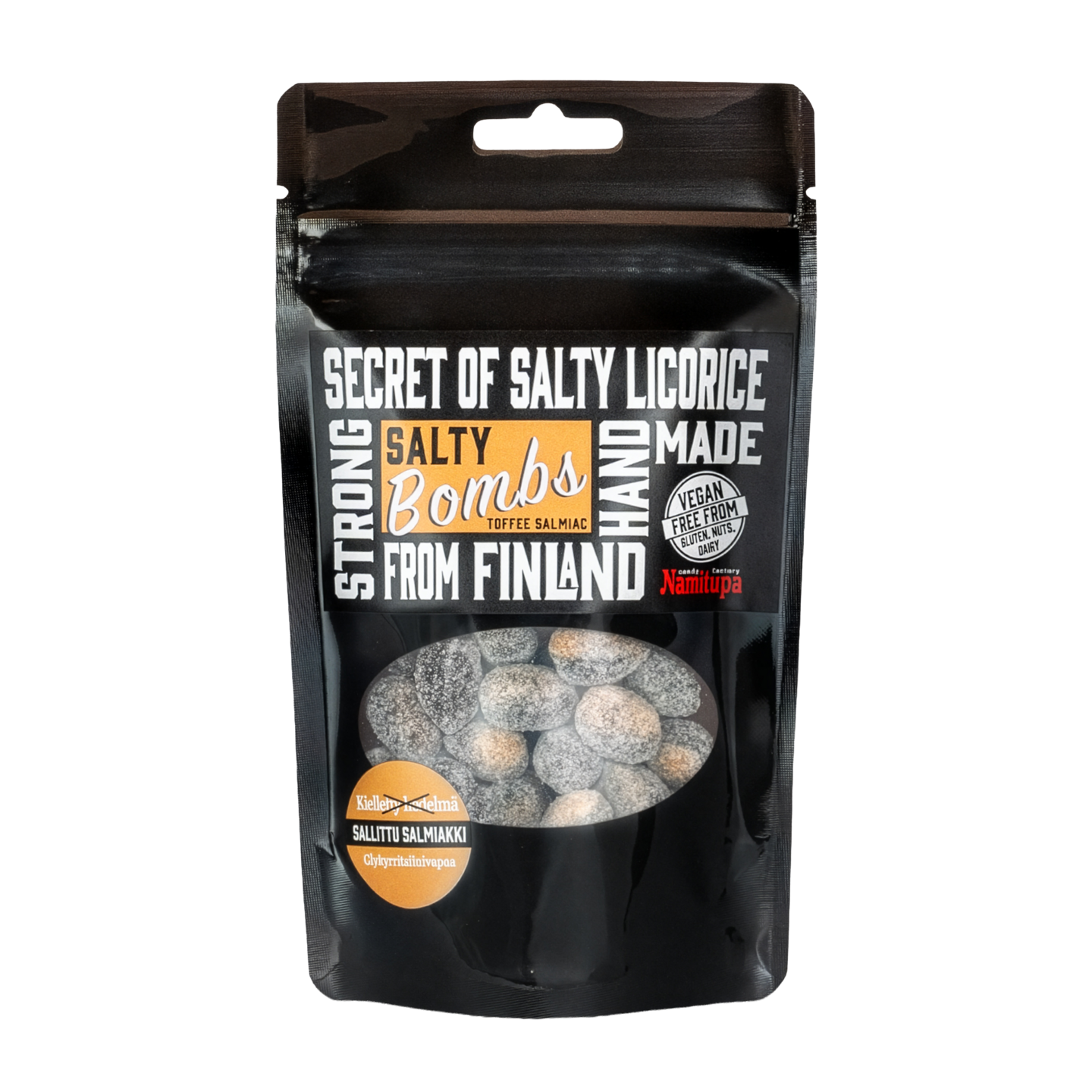 Namitupa Salty Bombs-toffeesalmiakki 100g