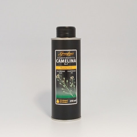 Greenfinn's kylmäpuristettu Camelina-öljy 250 ml
