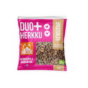 Mush Duo+Sensitive Herkku herkkupala 150 g