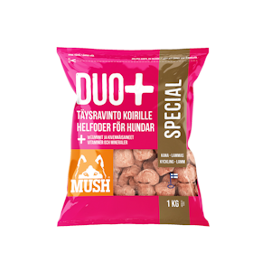 Mush Duo+ Special täysravinto koiralle 1kg