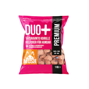 Mush Duo+ Premium täysravinto koiralle 1kg