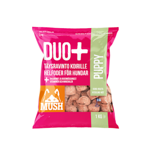 Mush Duo+ Puppy täysravinto koirille 1kg PA