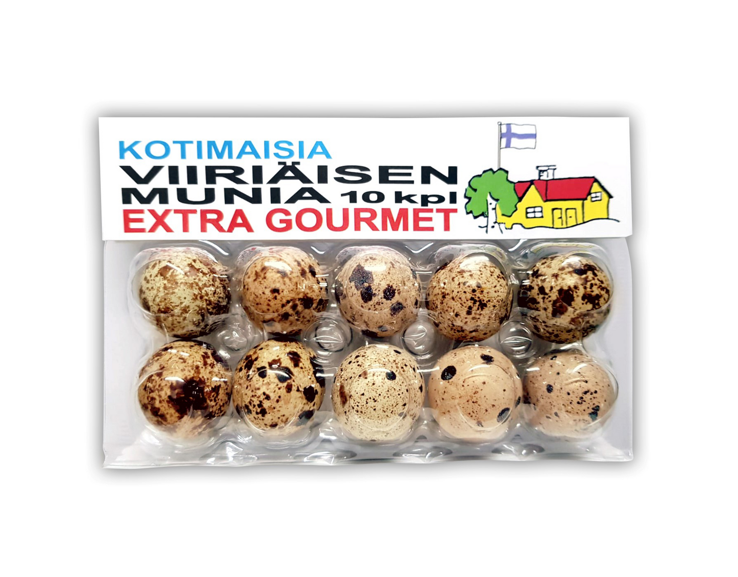 Kotimaisia viiriäisen munia 10kpl 120g