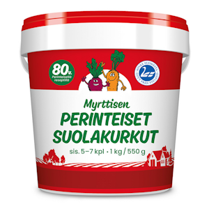 Myrttisen suolakurkku 550g