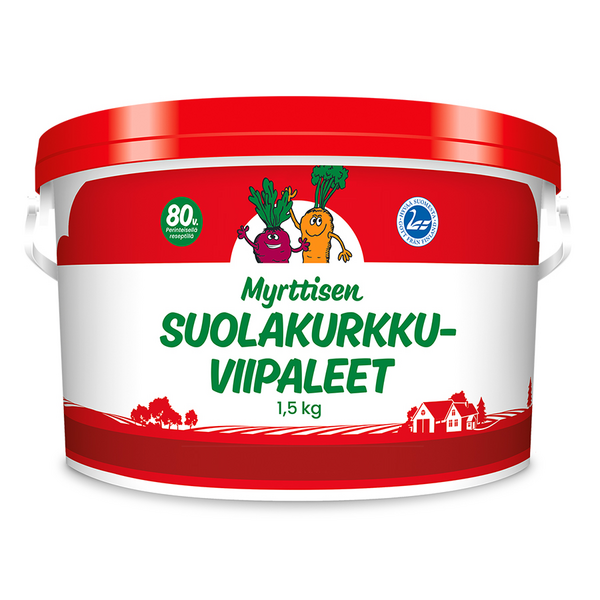 Myrttisen Suolakurkkuviipaleet 1,5kg