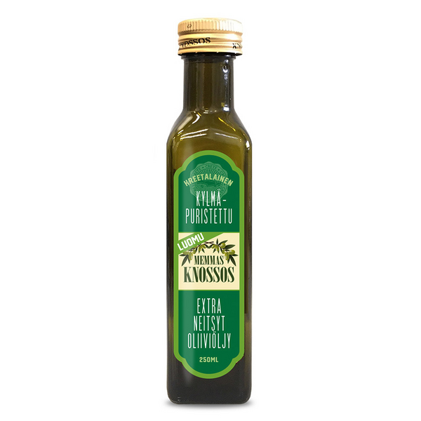 Memmas Knossos Luomu Ekstra neitsyt oliiviöljy 250ml