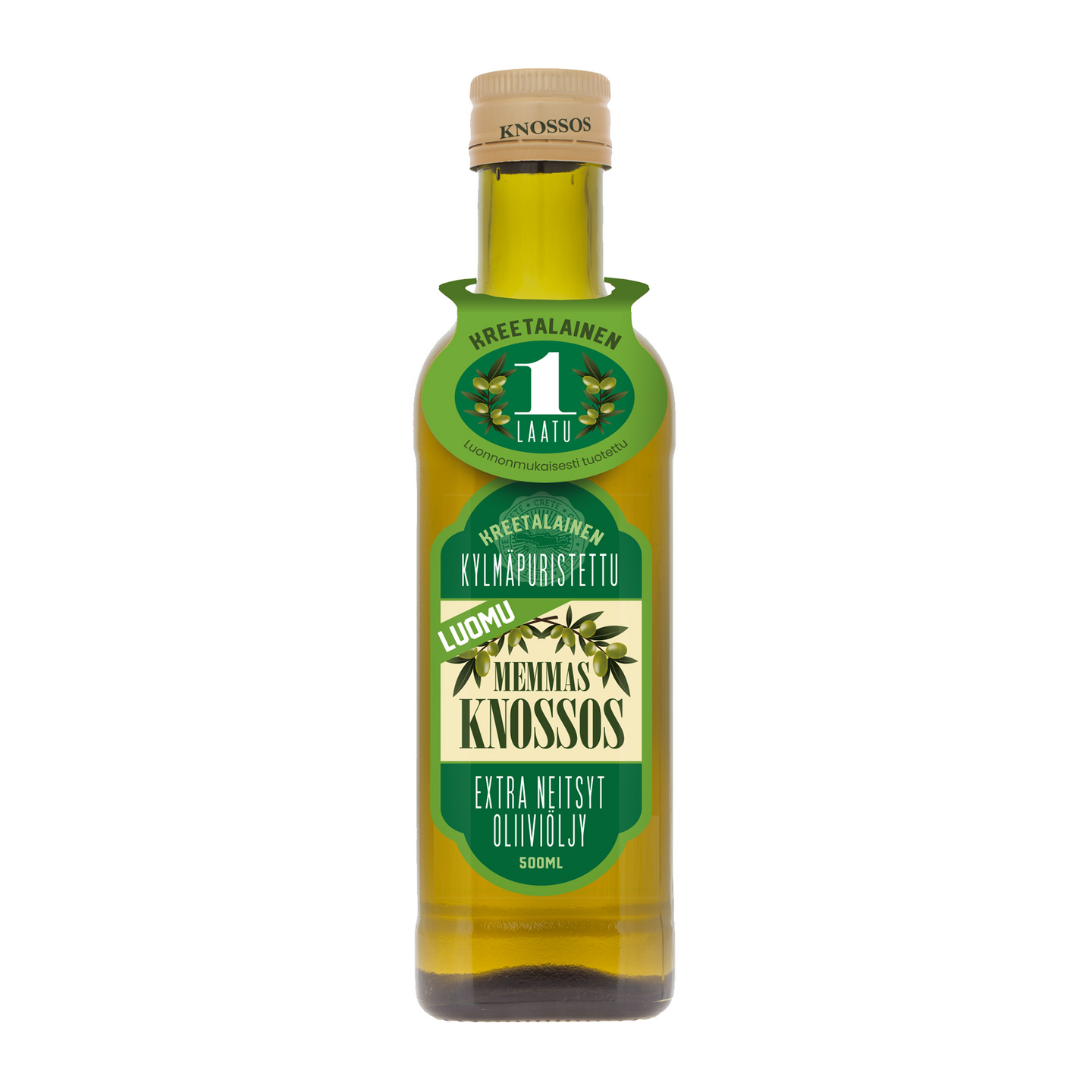 Knossos Luomu Ekstra oliiviöljy 500ml