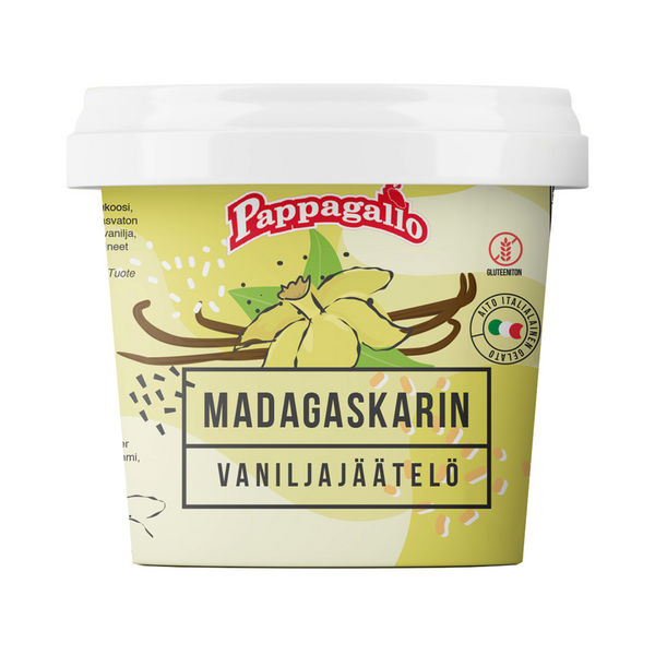 Pappagallo Madagaskarin vaniljajäätelö 0,5 l