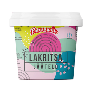 Pappagallo Lakritsajäätelö 0,5 l