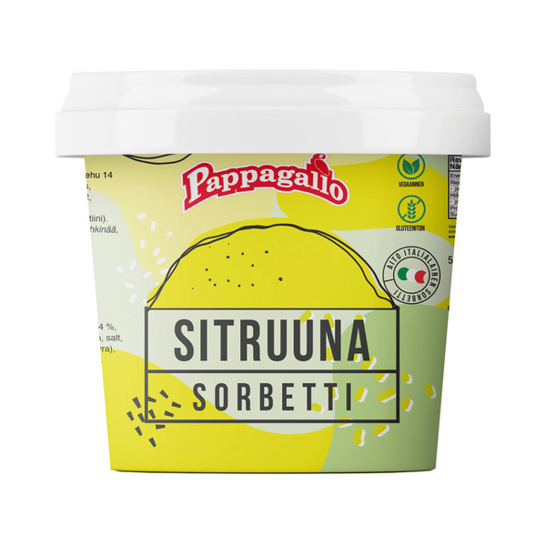 Pappagallo Sitruunasorbetti 500 ml