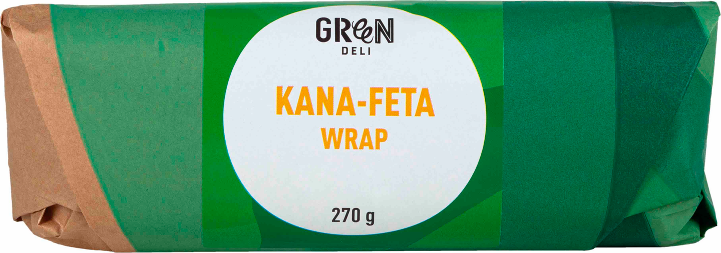 Greendeli wrap 270g kana-feta