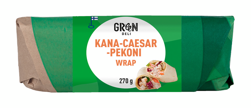 Greendeli wrap kana-caesar-pekoni 270 g