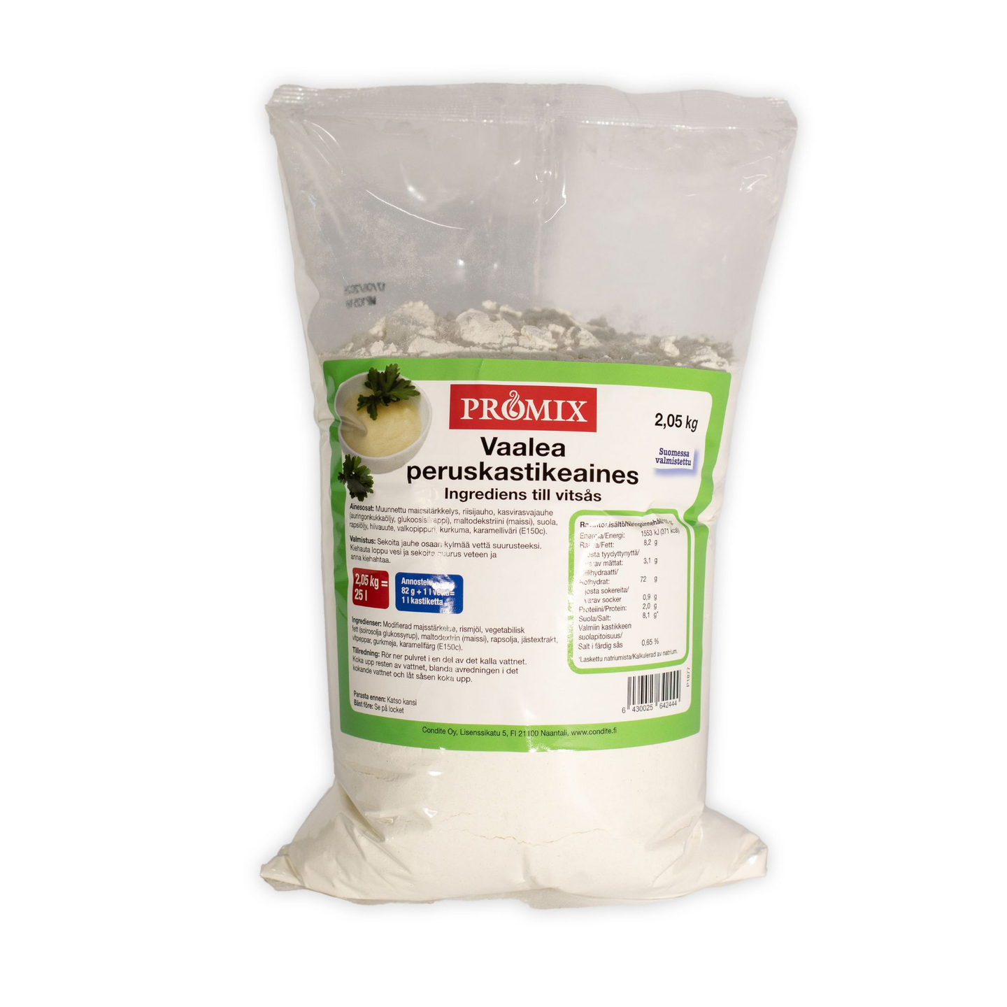 Promix Vaalea peruskastike 2,05 kg 25 L