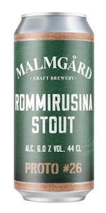 Malmgård Proto 26 Rom Stout olut 6% 0,44l