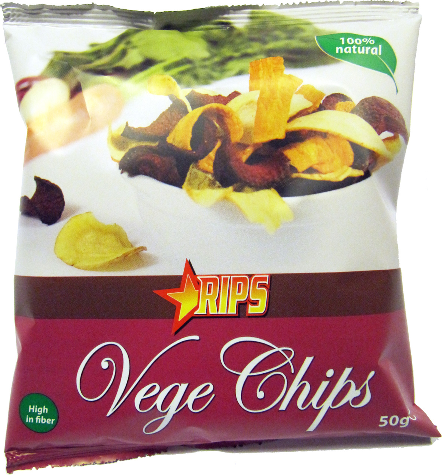 Rips Vege chips 50g kasvislastut PUOLILAVA