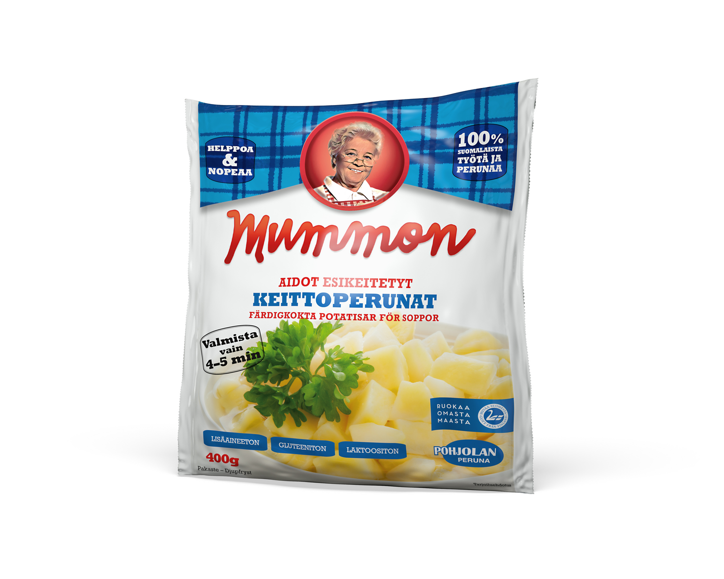 Mummon 400g aidot hetivalmiit keittoperunat pakaste