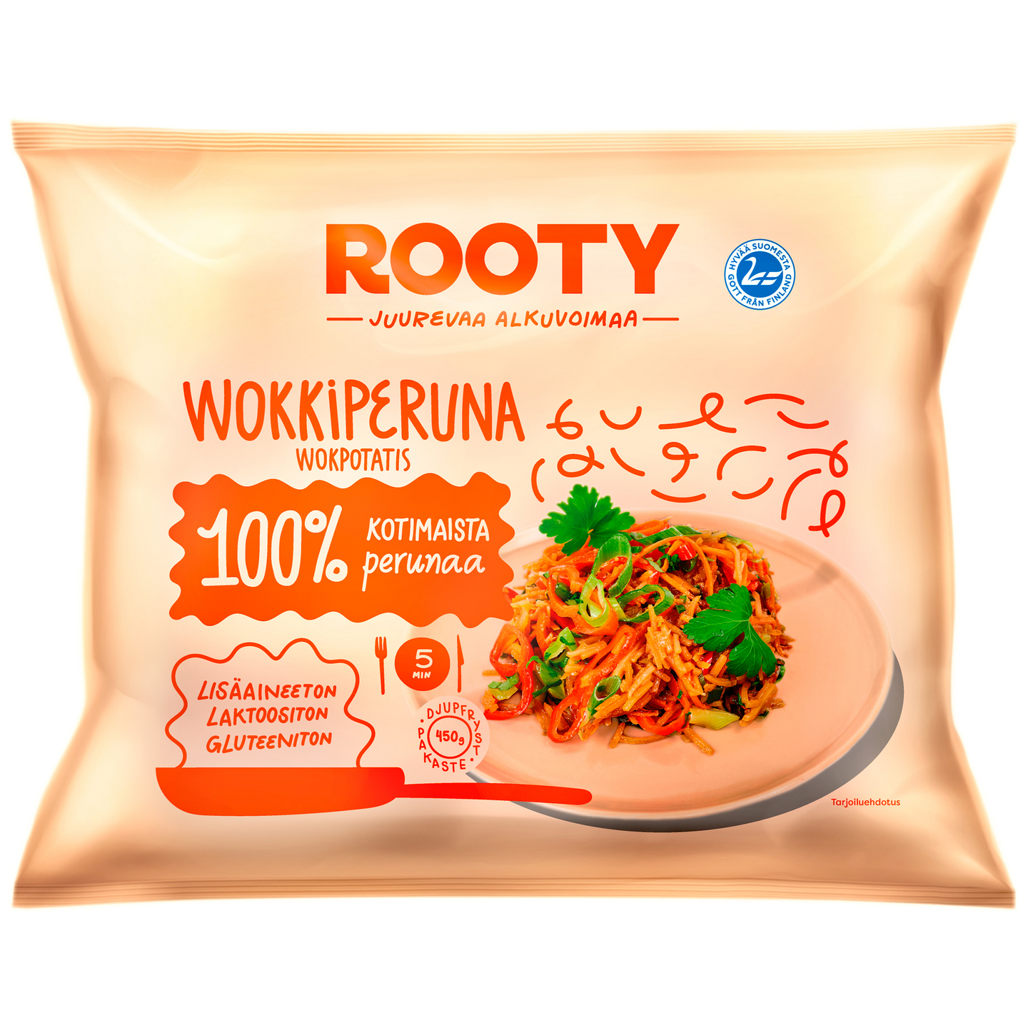 ROOTY pannunuudeli 450g pakaste