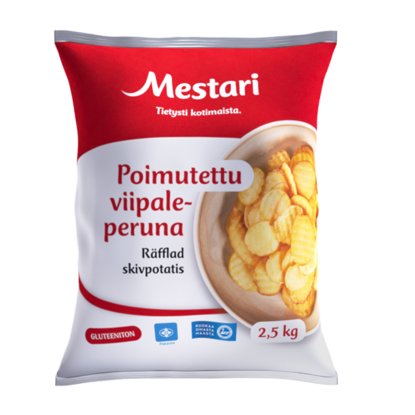 Mestari Poimutettu viipaleperuna 2,5kg pakaste