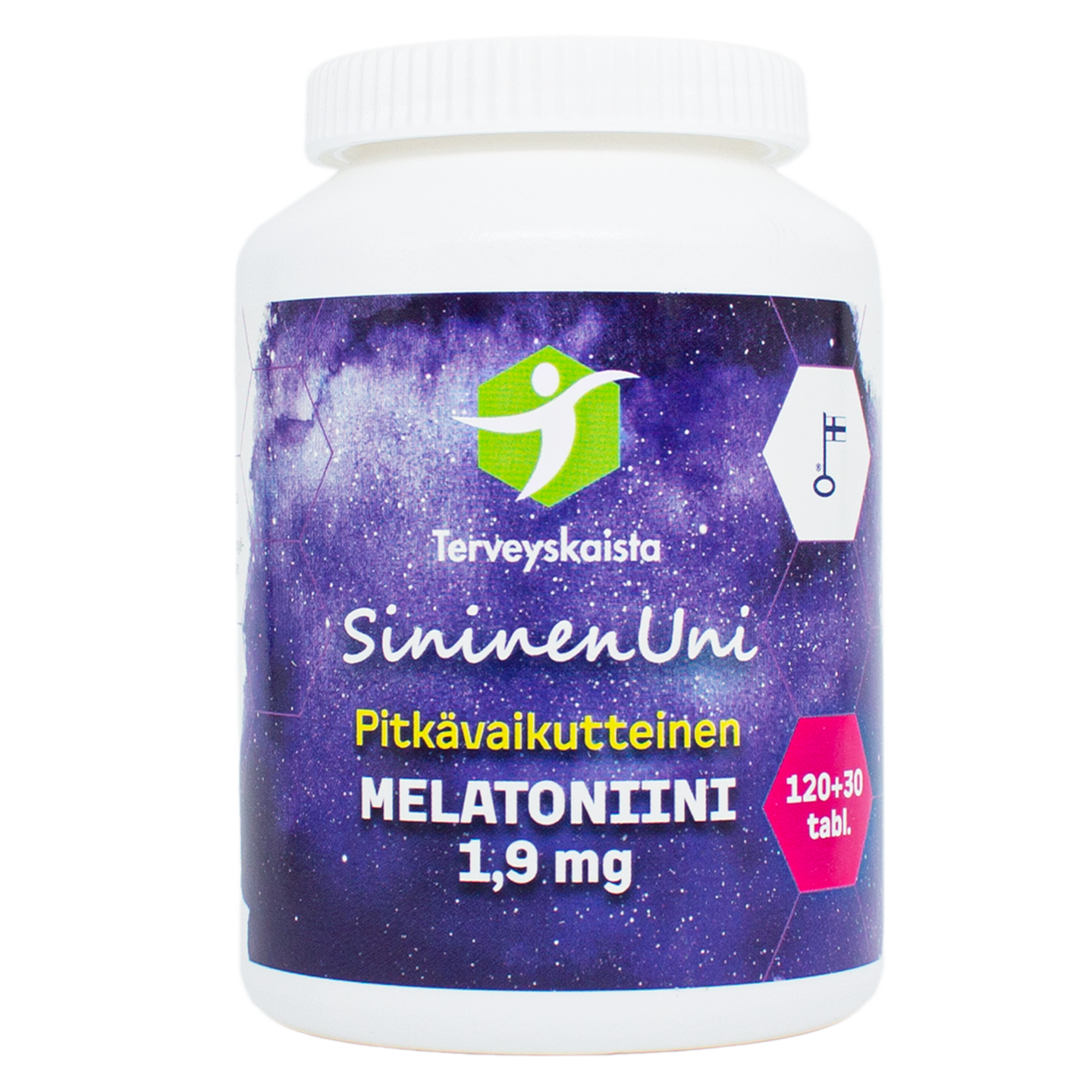 Terveyskaista SininenUni Melatoniini 1,9 mg nopeavaikutteinen 150 tabl.