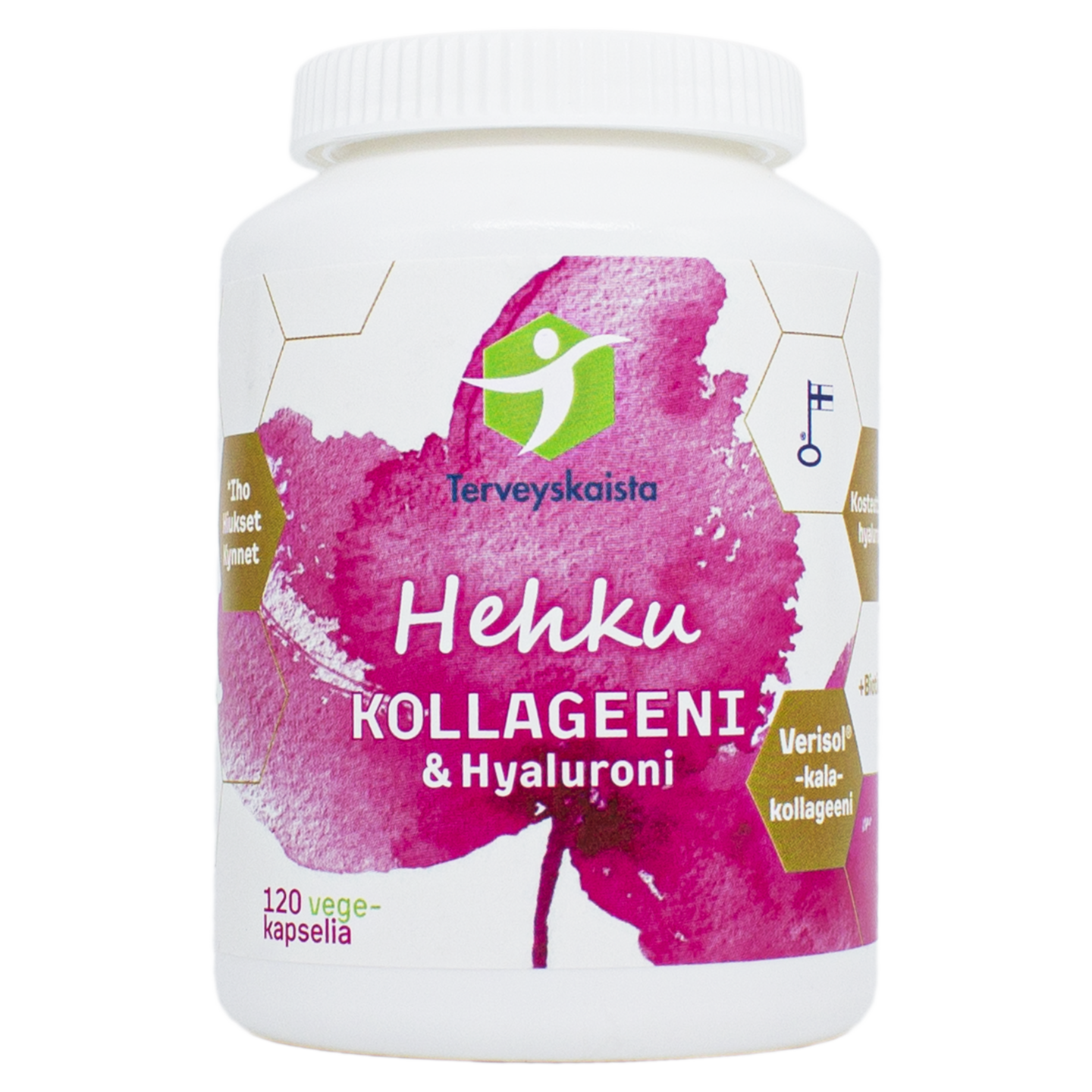 Terveyskaista Kollageeni & Hyaluroni 120 kaps.