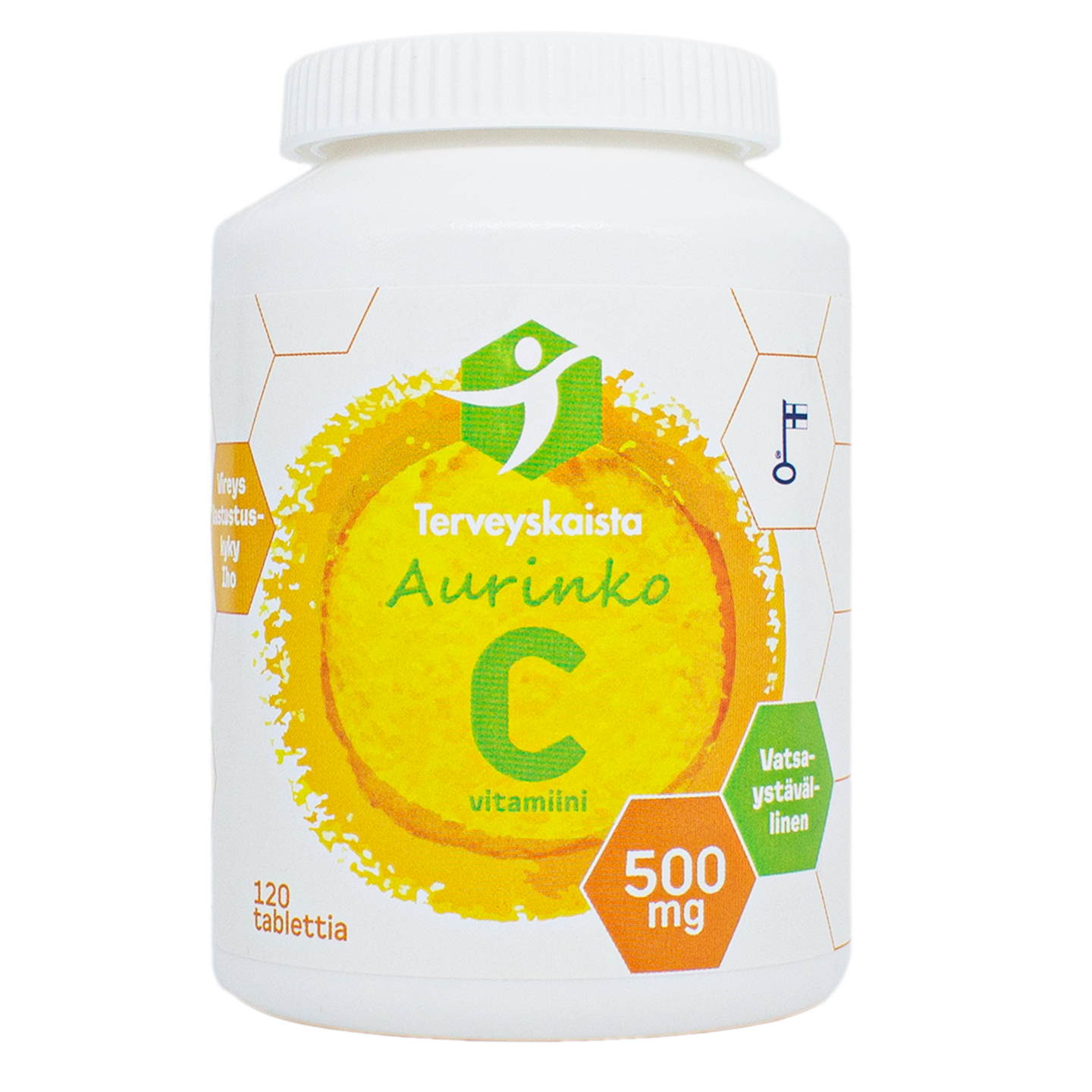 Terveyskaista Aurinko C 500 mg 120 tabl. VATSAYSTÄVÄLLINEN