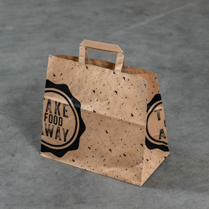 Noipack Take away -paperikassi 32x17x28cm ruskea 200kpl