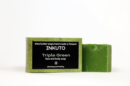 Inkuto karitevoi saippua 110g Triple green