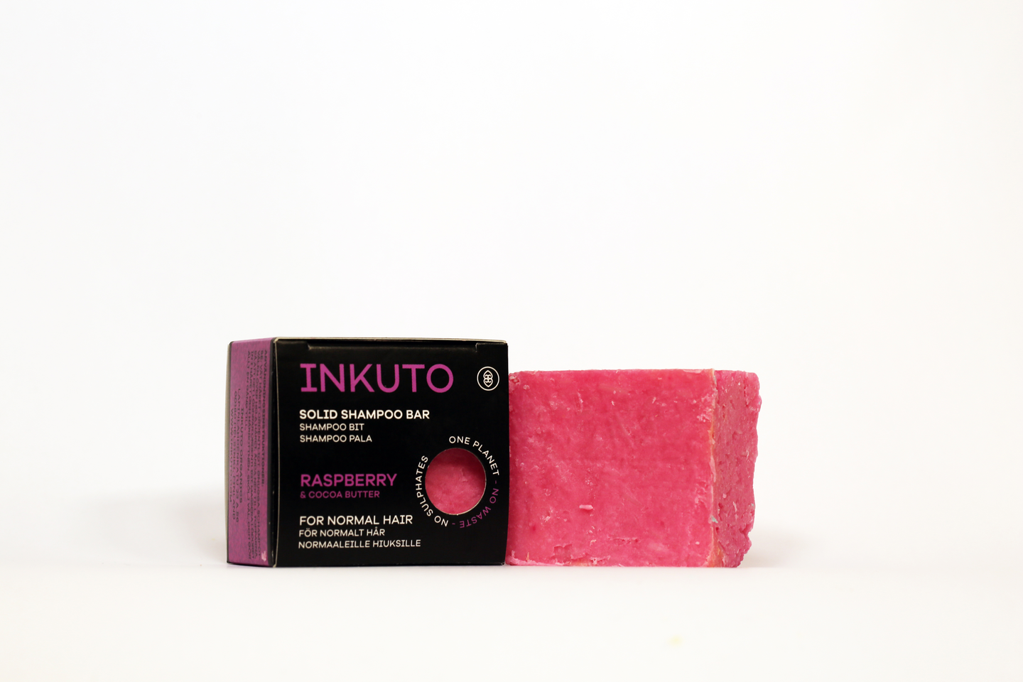 Inkuto palashampoo 55g Vadelma normaaleille hiuksille KRuoka