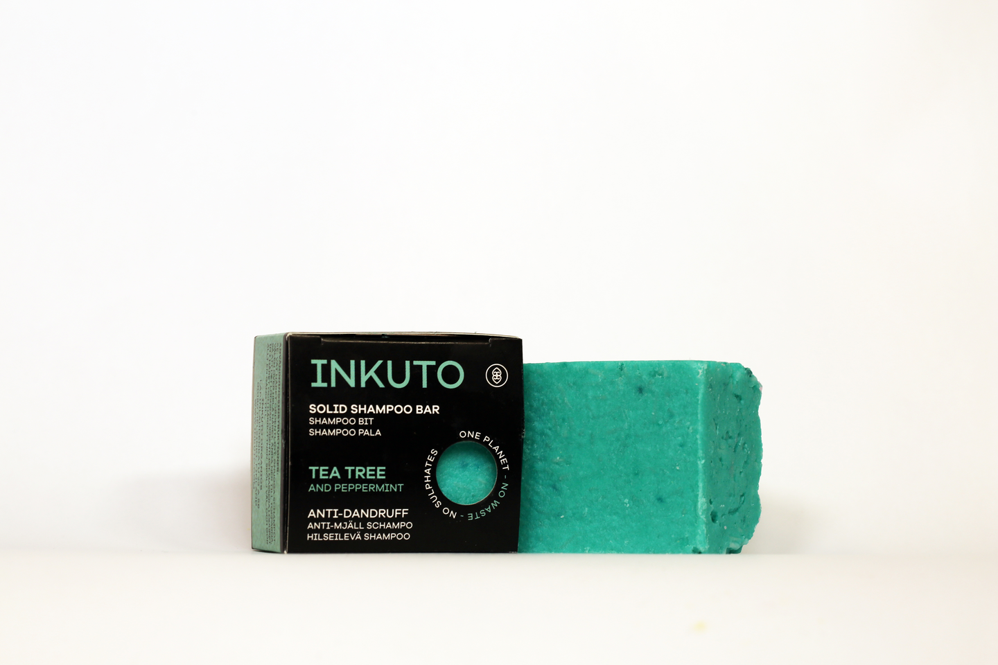 Inkuto palashampoo 55g Tea tree hilseileville hiuksille