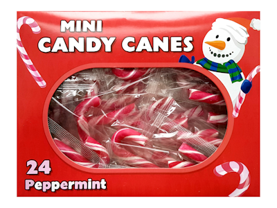 Mini Candy canes minikarkkikepit 96g